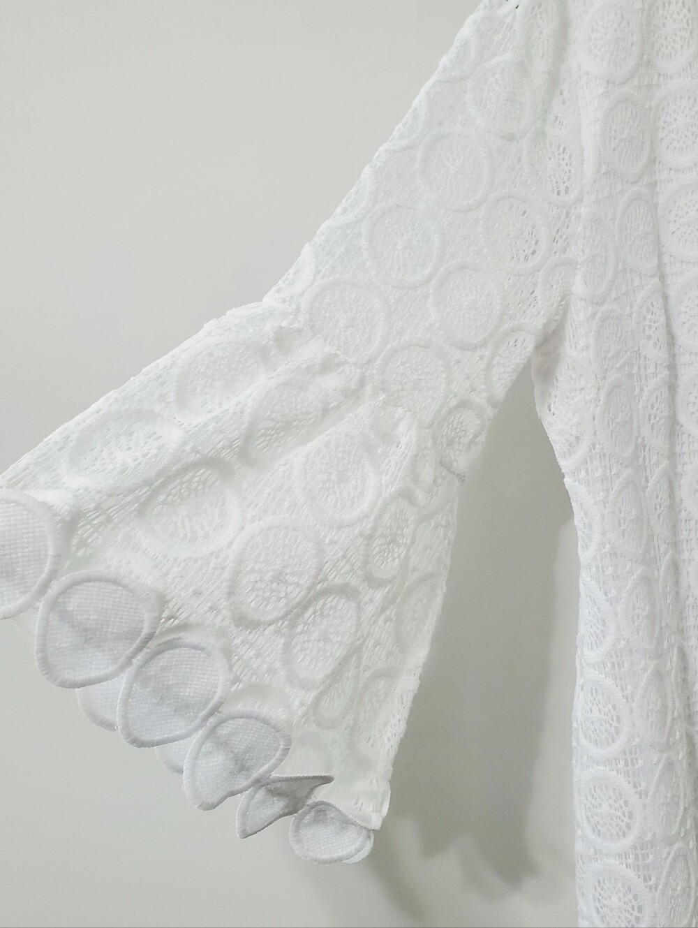 Lilly Pulitzer Zelle Dress Resort White Zanzibar Lace Size 16 - Picture 3 of 9